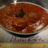 Malai Kofta · Vegi balls cooked with tikka masala sauce. (Unavailable during the during of stay at home qu...