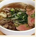 P3. Beef Noodle Soup with brisket and round eye · Pho with thin sliced eye round steak and brisket.

**The thin-sliced eye round steak will co...