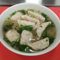 P.8  Dumpling Pho with noodles · 