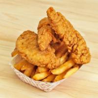 Chicken Tenders & Fries · Kids menu: combo of Chicken tenders & tenders