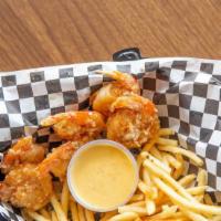 Crispy Fried Shrimp Combo · Crispy, hand breaded shrimp tossed in our signature sauce of your choice.  Served with your ...