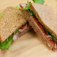 Classic Sandwich · Choice of ham, turkey or roast beef, choice of cheese,
with lettuce, tomato, red onion, Dijo...