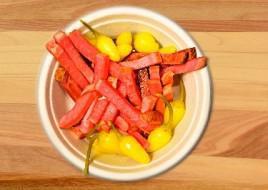 Pickles · TURNIPS AND YELLOW CHILI PEPPERS
