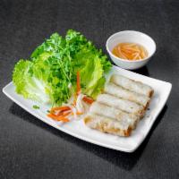 8. Cha Gio · 5 pieces. Crispy fried rice paper rolls with shrimp, pork, and vermicelli.