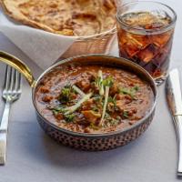Dal Makhani · The favorite creamy lentils from North India. Vegetarian.