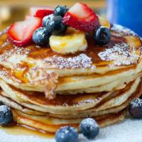 Buttermilk Pancakes · Our classic pancakes made fresh to order.