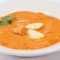 Paneer Tikka Masala · Cheese (Home Style cheese) cooked in creamy sauce and spices. Served with 1 side dish.