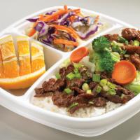 Half & Half Plate · 7 oz. of teriyaki flavored nae chicken served over your choice of brown or white rice and or...