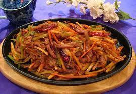 Beef Szechuan · Shredded Carrots, Onions,Celery sauteed in Homemade spicy Hot oil. Served with steamed or fr...
