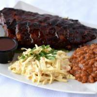 6 Ribs Meal · Served with corn bread and 2 sides.