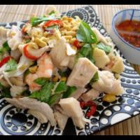 Saigon Jackfruit Salad w/ shrimp&pork · Salad trai mit.
