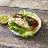Taco de Al Pastor · Tender marinated pork taco