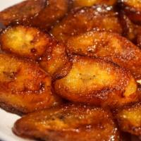 Maduros (Sweet Plantains) · Ripe Plantains fried once to a Golden Honey Color