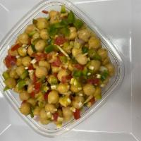Organic Lemon Chickpea Side Salad · Vegan.