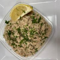 Albacore Tuna Side Salad · Albacore tuna, mayo made with Greek yogurt.