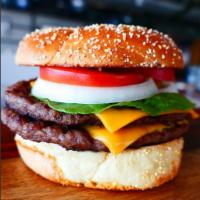 1/2 lb. Double Cheeseburger · Grilled or fried patty with cheese on a bun.