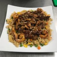 6. Combo Fried Rice · Chicken, pork and shrimp.
