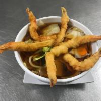 6. Six Piece Shrimp Tempura Udon · Wheat noodle soup with shrimp tempura.