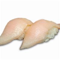 Yellowtail (Hamachi) · Buttery mild fish.