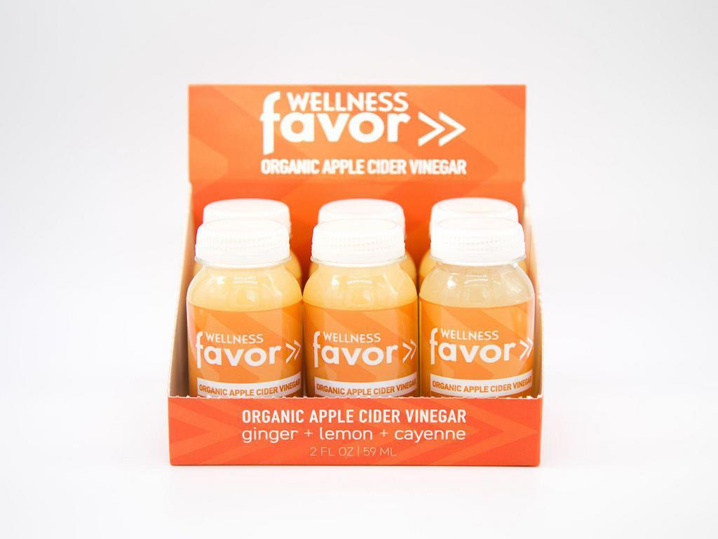 Favor Wellness Shot · Boost your Immune system with an Apple Cider Vinegar, Ginger, Lemon & Cayenne 