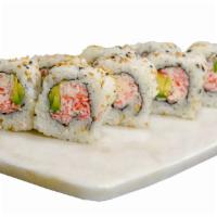 California Roll (8 Pieces) · Krab, Avocado, Seaweed Wrap with Sushi Rice, Topped with Sesame Seeds