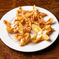 11. Eight Pieces Crab Rangoon · Fried wonton wrapper filled with crab and cream cheese.