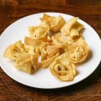 13. Ten Pieces Fried Wonton · Cooked in oil. Stuffed Chinese dumpling.