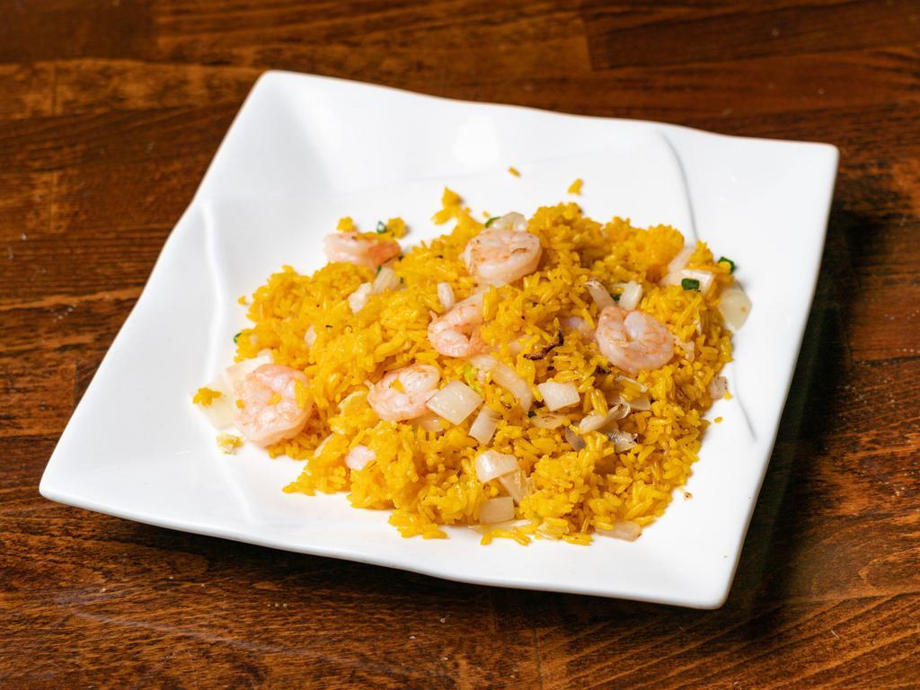 33. Shrimp Fried Rice   · Shell fish. Stir fried rice.