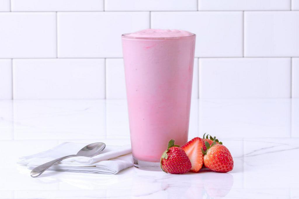 Strawberry Milkshake · Treat yourself to a delicious hand-spun milkshake with fresh strawberry flavor.