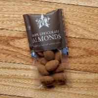 Dark Chocolate Almonds · A delicious treat of dark chocolate covered almonds.