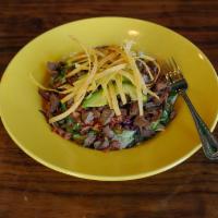 Patron Salad · Steak, chicken or shrimp. iceberg and romaine lettuce, pico de gallo, carrots, cheese, red c...