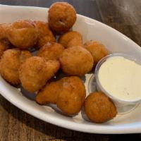 Breaded Mushrooms · Served with house-made Marinara or Ranch (4oz)