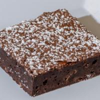 Mega Brownie · Chocolate Chunk. Sprinkled with powdered sugar.