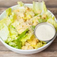 Caesar Salad · Romaine lettuce, croutons, Parmesan cheese and special Caesar dressing.