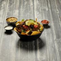 Taco Salad · Seasoned beef and pork chorizo, chopped tomato, and lettuce. Salsa on the side. Served with ...
