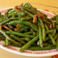 V12. Plain Sauteed String Beans · Cooked in oil or fat over heat.