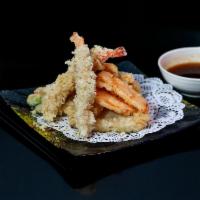 Shrimp Tempura Special · 2 pieces shrimp and mixed vegetables.