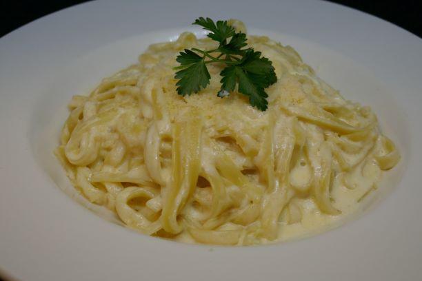 Fettuccine Alfredo · Made to order with cream, butter and grated Parmesan. Add chicken or shrimp for an additional charge.