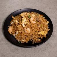 4. Dragon Fried Rice(Chicken, Shrimp and Beef) · 
