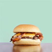 Bacon Cheeseburger · Plain bacon cheeseburger.


