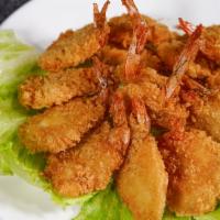 Crispy Fried Shrimp · Hard shelled shrimp that has a similar taste to lobster.