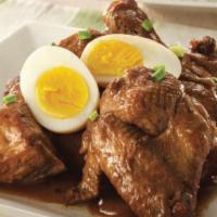Classic Chicken Adobo · Popular Philippine chicken stew richly marinated in soy sauce and vinegar.  Enhanced with th...