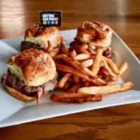 Buffalo Beef on Weck Sliders · A WNY fave! Served on kimmelweck buns.