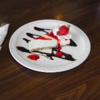 NY Style Cheesecake · Add strawberries for an additional charge.