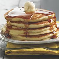 Four Buttermilk Pancake Stack · Four house-made, fluffy buttermilk pancakes.