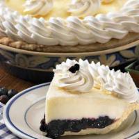 Double Cream Blueberry Pie · Creamy vanilla custard and sour cream top a bed of savory blueberries, enhanced with flavorf...