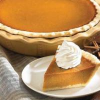 Pumpkin Pie · Our famous pumpkin pie has just the right amount of spice.