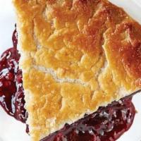 Razzleberry Slice · Raspberries and blackberries baked together, with a hint of apples.