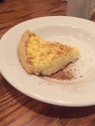 Custard Pie · Real vanilla and a dash of nutmeg accent this rich egg custard.