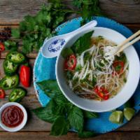 Pho Tofu · Vietnamese noodle soup.